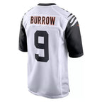 Choea C.Bengals #9 Joe Burrow Player White Alternate Home Game Stitched Jerseys