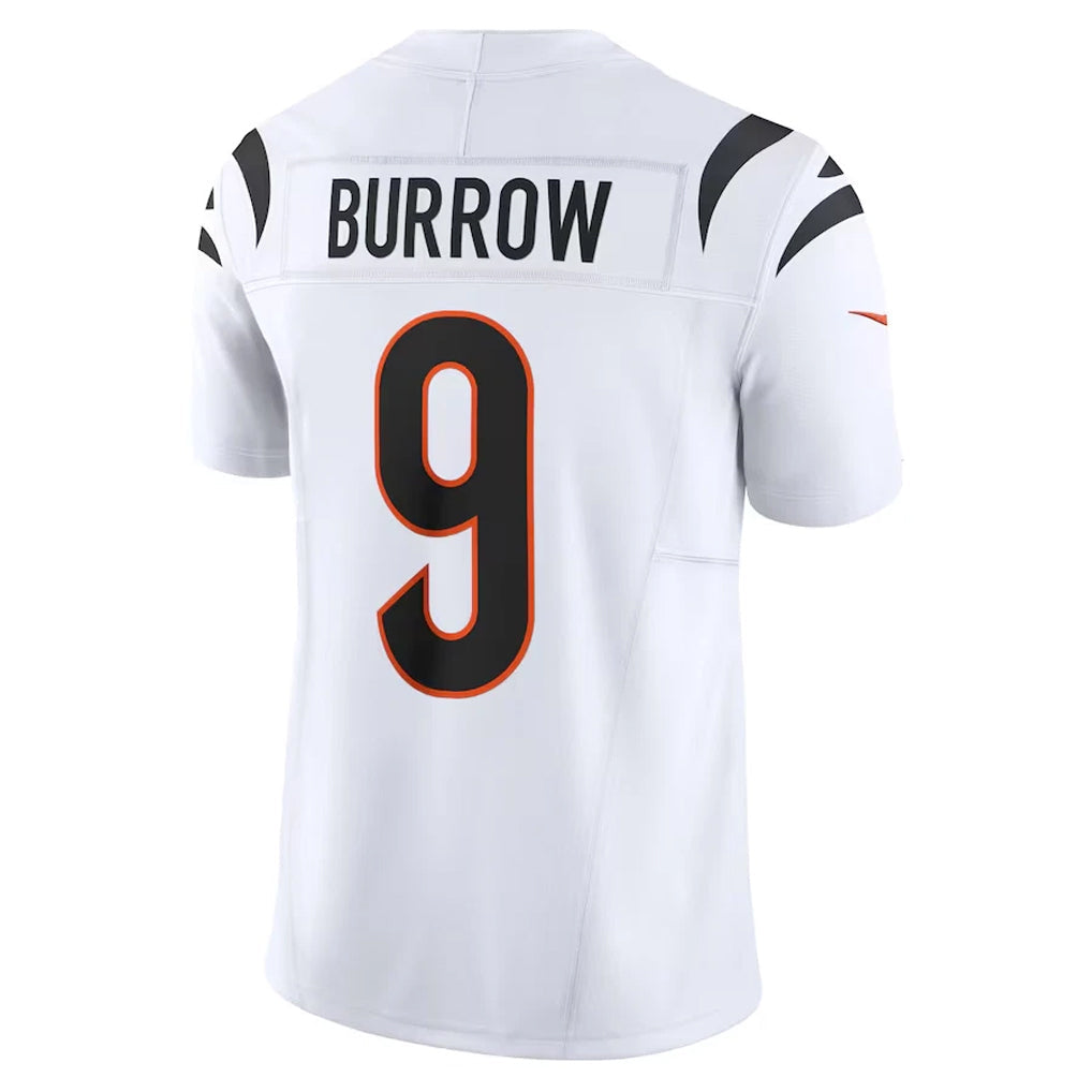 Choea C.Bengals #9 Joe Burrow Player White Vapor F.U.S.E. Limited Stitched Jerseys