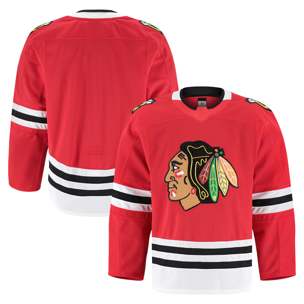 Choea C.Blackhawks Red Home Authentic Pro Jerseys