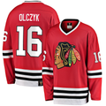 Choea C.Blackhawks #16 Eddie Olczyk Red Premier Breakaway Retired Player Jerseys
