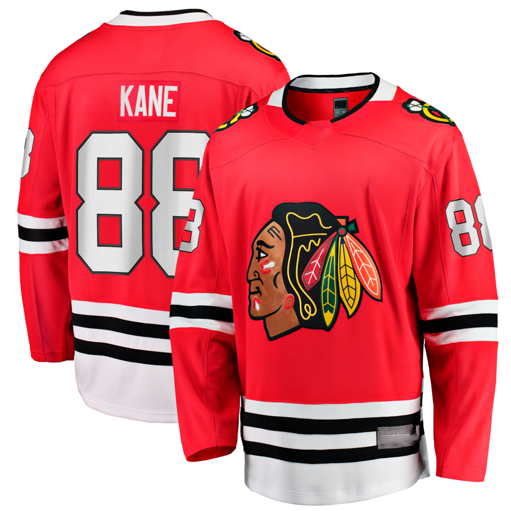 Choea C.Blackhawks #88 Patrick Kane Red Home Breakaway Jerseys
