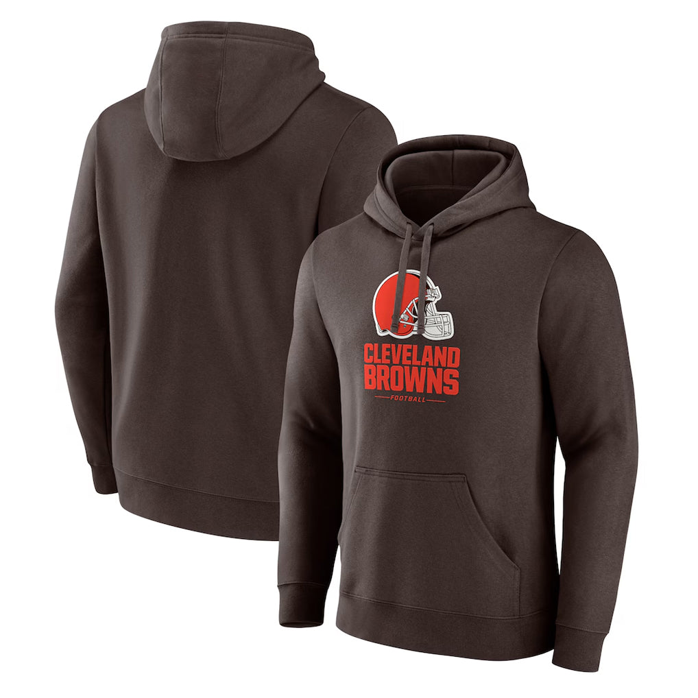 Choea C.Browns Brown Primetime Lockup Pullover Hoodie Blank Player Stitched Jerseys