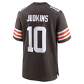Choea C.Browns #10 Quinshon Judkins Brown 2025 Draft Game Stitched Jerseys