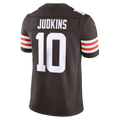 Choea C.Browns #10 Quinshon Judkins Brown Team Vapor F.U.S.E. Stitched Limited Jerseys