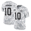 Choea C.Browns #10 Quinshon Judkins Player Arctic Camo Salute to Service Limited Home Game Stitched Jerseys