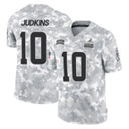 Choea C.Browns #10 Quinshon Judkins Player Arctic Camo Salute to Service Limited Home Game Stitched Jerseys