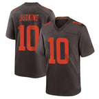 Choea C.Browns #10 Quinshon Judkins Player Brown Alternate Home Game Stitched Jerseys