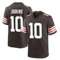 Choea C.Browns #10 Quinshon Judkins Player Brown Home Game Stitched Jerseys