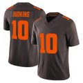 Choea C.Browns #10 Quinshon Judkins Player Brown Limited Vapor F.U.S.E. Alternate Game Stitched Jerseys
