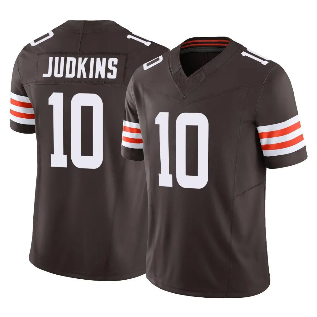 Choea C.Browns #10 Quinshon Judkins Player Brown Vapor F.U.S.E. Limited Home Game Stitched Jerseys