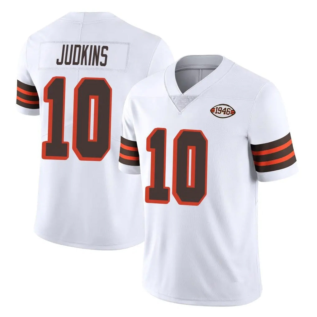 Choea C.Browns #10 Quinshon Judkins Player White Limited  Vapor 1946 Collection Alternate Game Stitched Jerseys