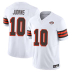Choea C.Browns #10 Quinshon Judkins Player White Limited Vapor F.U.S.E. Alternate Game Stitched Jerseys