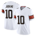 Choea C.Browns #10 Quinshon Judkins Player White Vapor F.U.S.E. Limited Home Game Stitched Jerseys