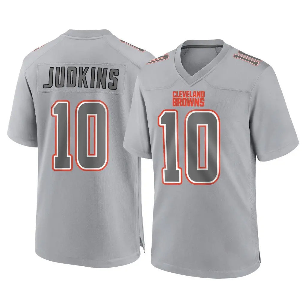 Choea C.Browns #10 Quinshon Judkinst Player Gray Atmosphere Fashion Game Stitched Jerseys