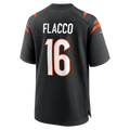 Choea C.Bengals #16 Bengals Joe Flacco Black Team Game Stitched Jerseys