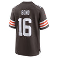 Choea C.Browns #16 Isaiah Bond Player Brown Home Game Stitched Jerseys