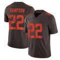 Choea C.Browns #22 Dylan Sampson Player Brown Limited Vapor F.U.S.E. Alternate Game Stitched Jerseys