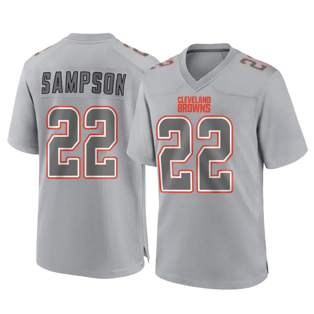 Choea C.Browns #22 Dylan Sampson Player Gray Atmosphere Fashion Game Stitched Jerseys