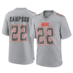 Choea C.Browns #22 Dylan Sampson Player Gray Atmosphere Fashion Game Stitched Jerseys