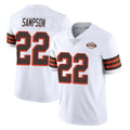 Choea C.Browns #22 Dylan Sampson Player White Limited  Vapor 1946 Collection Alternate Game Stitched Jerseys