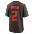 Choea C.Browns #2 Shedeur Sanders Brown Alternate Game Stitched Jerseys