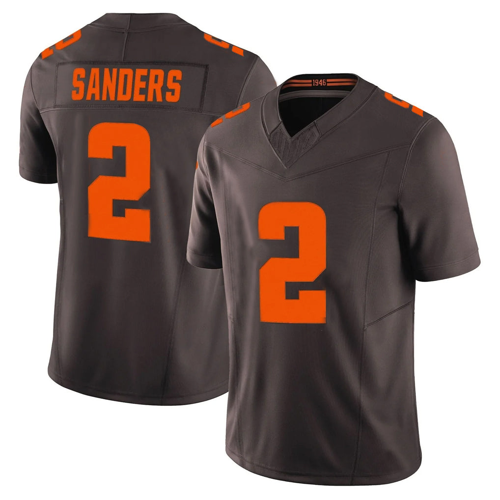 Choea C.Browns #2 Shedeur Sanders Player Brown Limited Vapor F.U.S.E. Alternate Game Stitched Jerseys