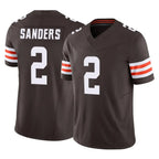 Choea C.Browns #2 Shedeur Sanders Player Brown Vapor F.U.S.E. Limited Home Game Stitched Jerseys