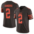 Choea C.Browns #2 Shedeur Sanders Player Browns Color Rush Limited Home Game Stitched Jerseys