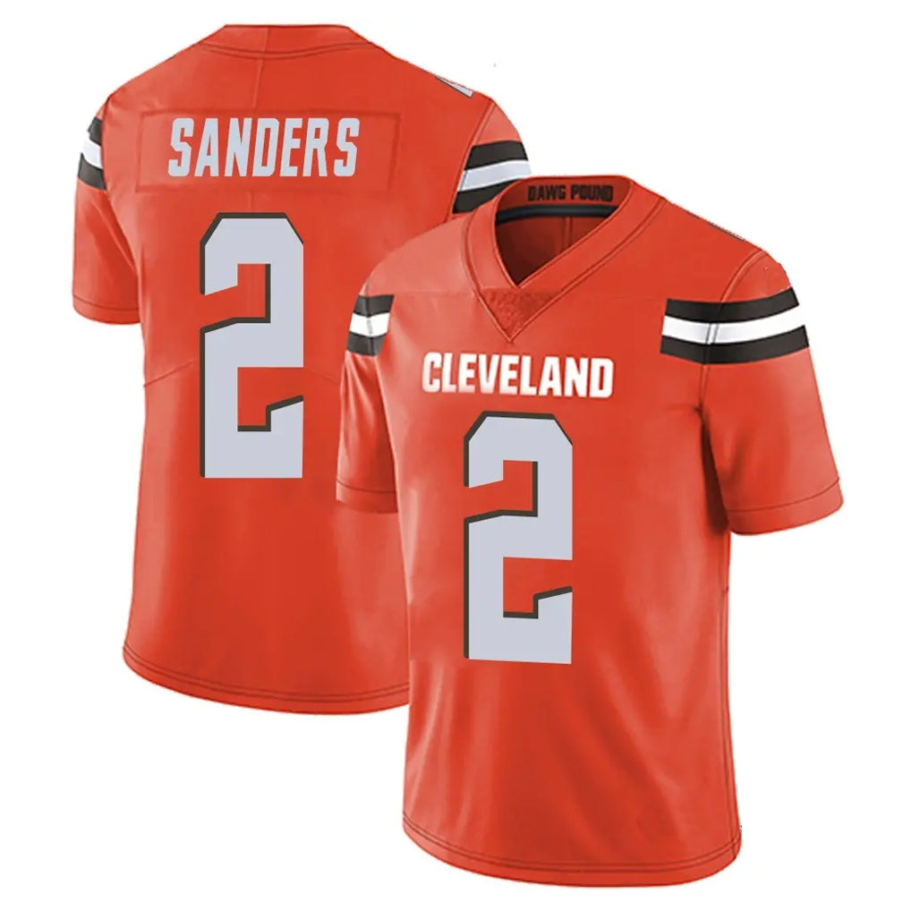 Choea C.Browns #2 Shedeur Sanders Player Orange Alternate Vapor Untouchable Limited Home Game Stitched Jerseys