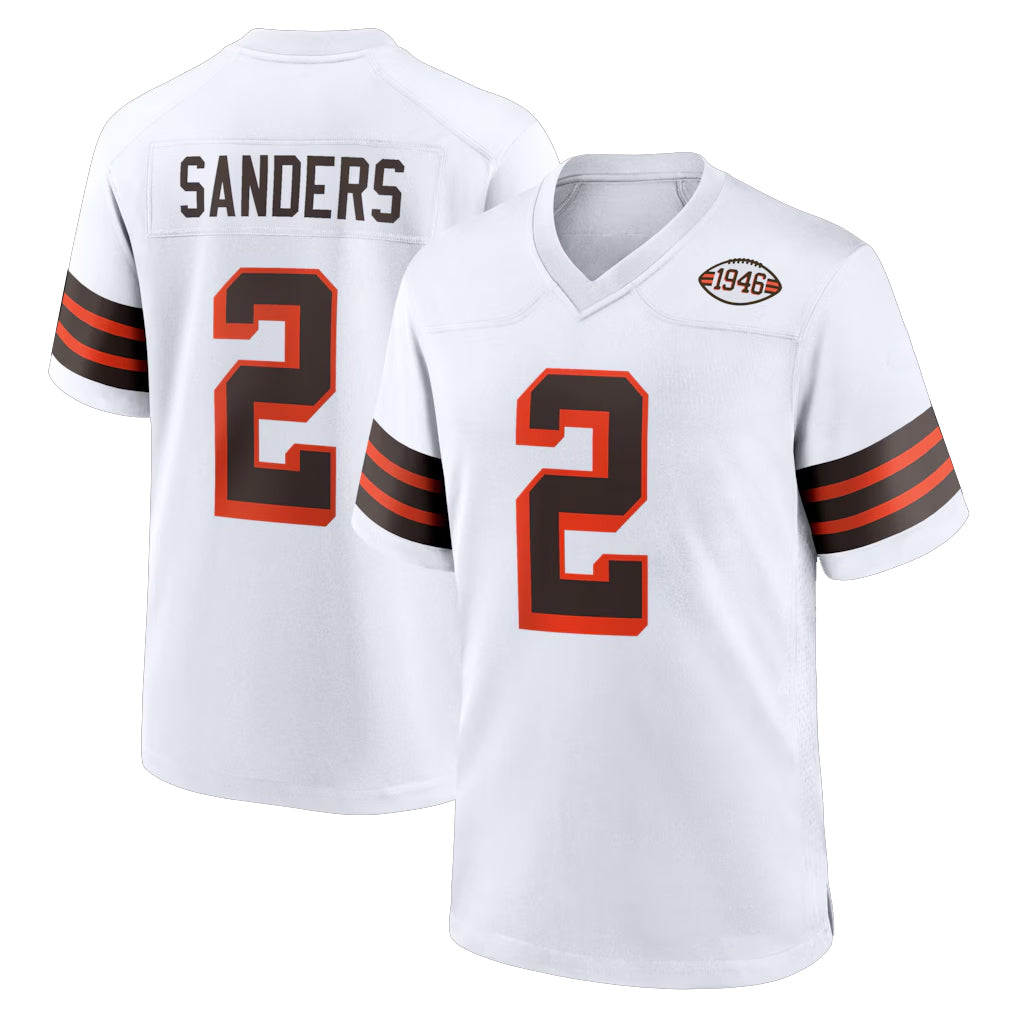 Choea C.Browns #2 Shedeur Sanders Player White Alternate Home Game Stitched Jerseys