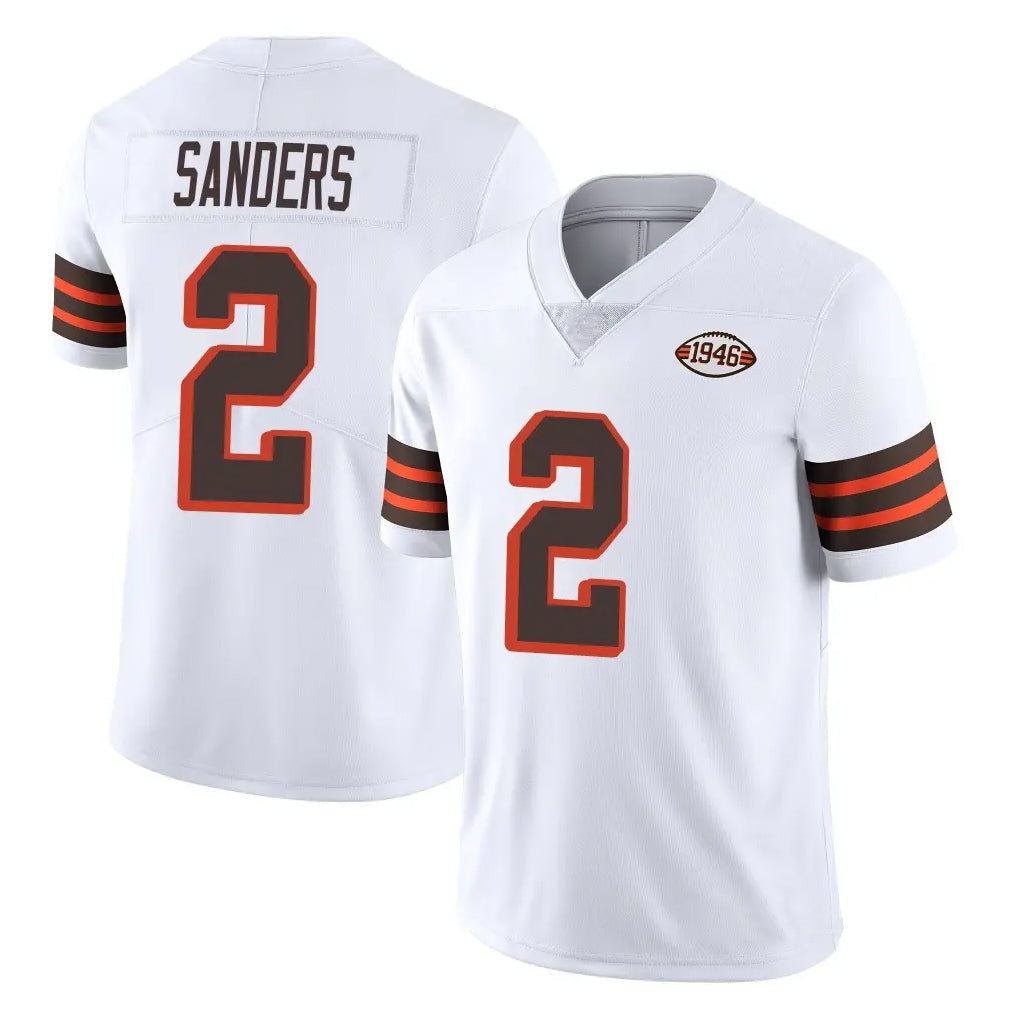 Choea C.Browns #2 Shedeur Sanders Player White Limited  Vapor 1946 Collection Alternate Game Stitched Jerseys