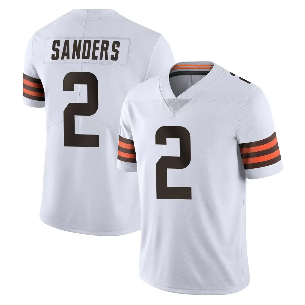 Choea C.Browns #2 Shedeur Sanders Player White Vapor Untouchable Limited Home Game Stitched Jerseys