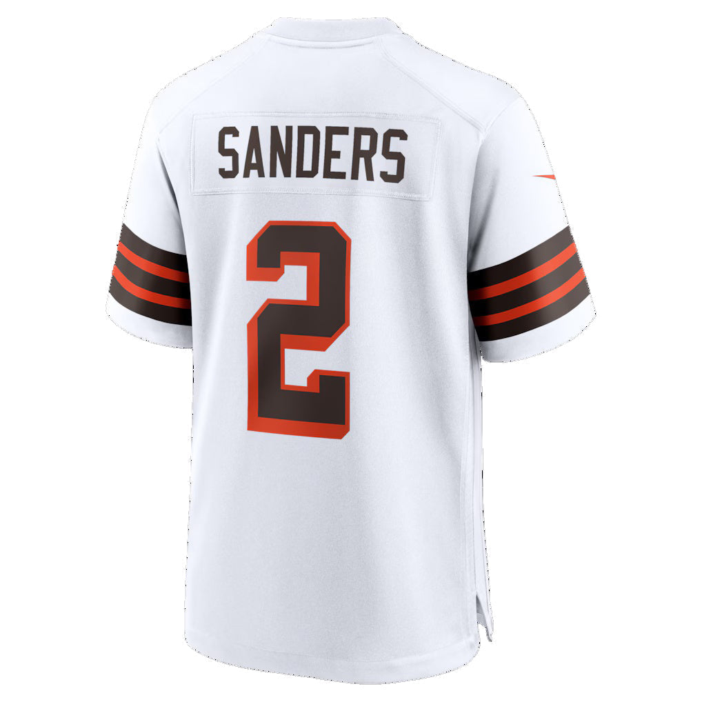 Choea C.Browns #2 Shedeur Sanders White Alternate Game Stitched Jerseys