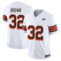 Choea C.Browns #32 Jim Brown Player White Limited Vapor F.U.S.E. Alternate Game Stitched Jerseys