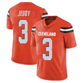 Choea C.Browns #3 Jerry Jeudy Player Orange Alternate Vapor Untouchable Limited Home Game Stitched Jerseys