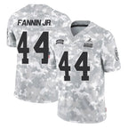 Choea C.Browns #44 Harold Fannin Jr. Player Arctic Camo Salute to Service Limited Home Game Stitched Jerseys