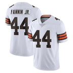Choea C.Browns #44 Harold Fannin Jr. Player White Vapor Untouchable Limited Home Game Stitched Jerseys
