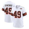 Choea C.Browns #49 Carson Schwesinger Player White Alternate Home Game Stitched Jerseys