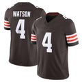 Choea C.Browns #4 Deshaun Watson Player Brown Vapor F.U.S.E. Limited Home Game Stitched Jerseys