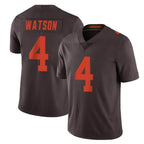 Choea C.Browns #4 Deshaun Watson Player Browns Color Rush Limited Home Game Stitched Jerseys