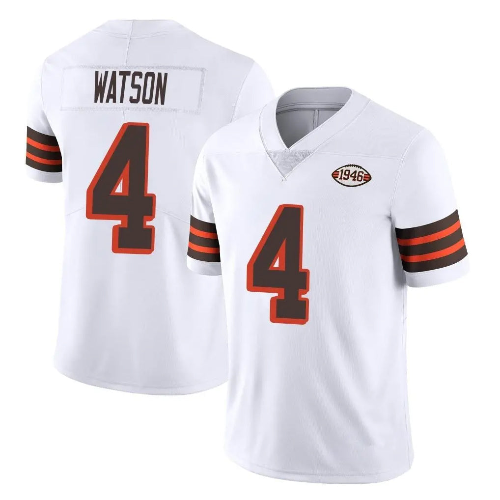 Choea C.Browns #4 Deshaun Watson Player White Limited  Vapor 1946 Collection Alternate Game Stitched Jerseys