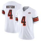 Choea C.Browns #4 Deshaun Watson Player White Limited Vapor F.U.S.E. Alternate Game Stitched Jerseys