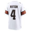 Choea C.Browns #4 Deshaun Watson White Game Stitched Jerseys