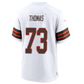 Choea C.Browns #73 Joe Thomas Player White Alternate Home Game Stitched Jerseys