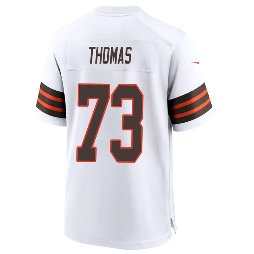 Choea C.Browns #73 Joe Thomas Player White Alternate Home Game Stitched Jerseys