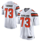 Choea C.Browns #73 Joe Thomas Player White Limited Home Game Stitched Jerseys