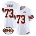 Choea C.Browns #73 Joe Thomas Player White Limited Vapor F.U.S.E. Alternate Game Stitched Jerseys