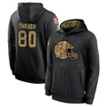 Choea C.Browns #80 Jamari Thrash Player Black Salute to Service Pullover Hoodies Limited Stitched Jerseys