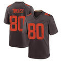 Choea C.Browns #80 Jamari Thrash Player Brown Alternate Home Game Stitched Jerseys