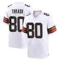 Choea C.Browns #80 Jamari Thrash Player White Home Game Stitched Jerseys